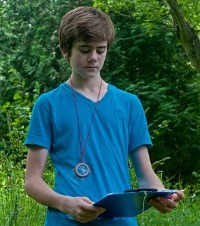 photo of teen orienteering
