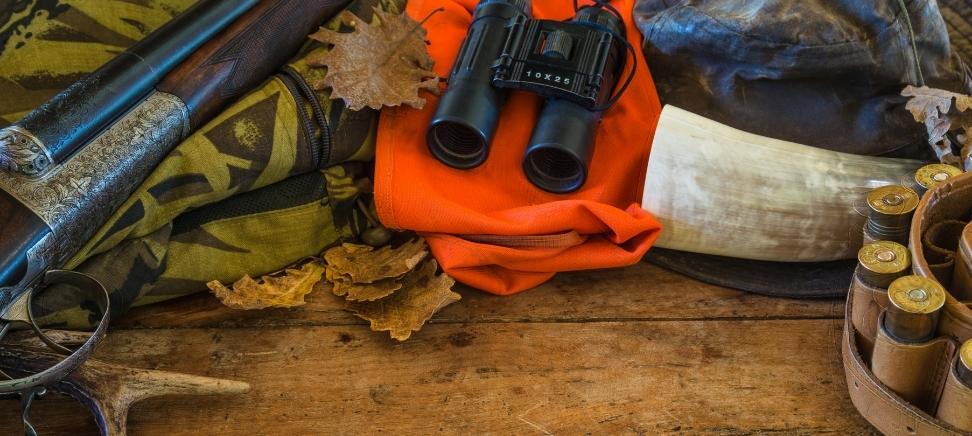 Photo of hunting gear.