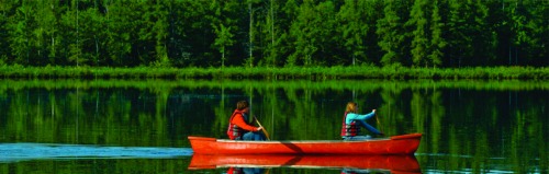 Canoeing on Saugeen River Photo