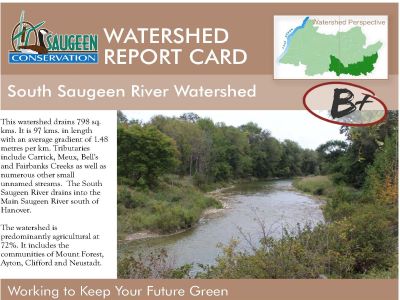 South Saugeen Watershed Report Card